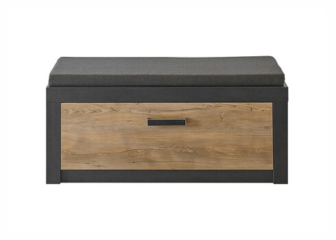 Esikukapp istumispadjaga BRÜGGE kastan / hall, 107x42xH43 cm