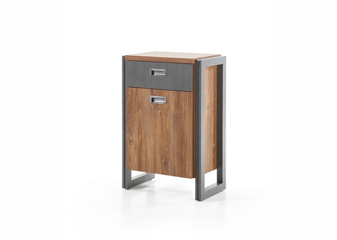 Kummut DETROIT hall / tamm, 55x33xH81 cm