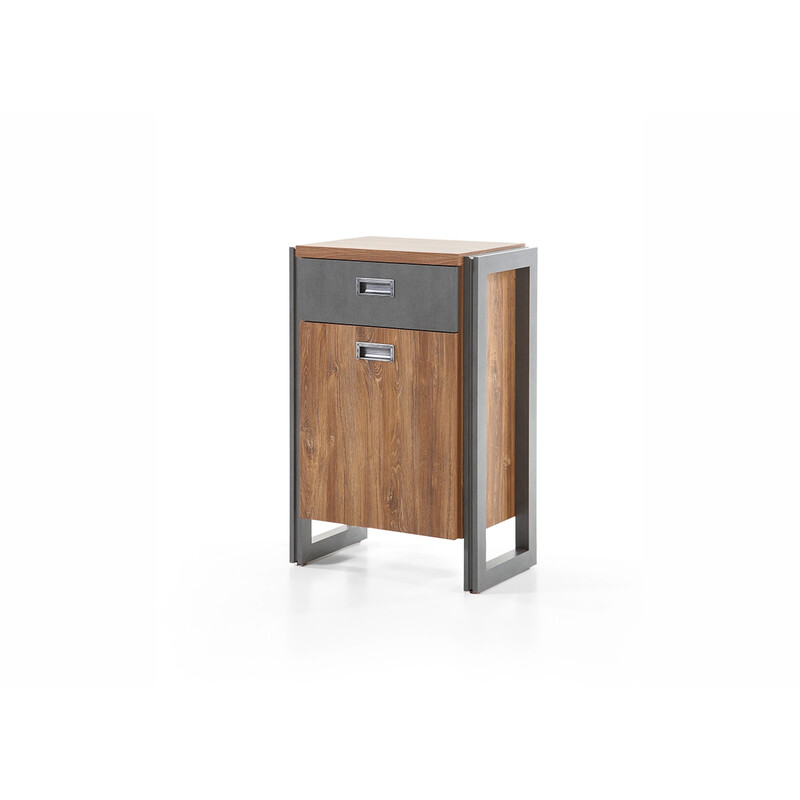 Kummut DETROIT hall / tamm, 55x33xH81 cm