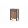 Kummut DETROIT hall / tamm, 55x33xH81 cm