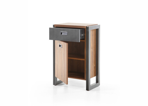 Kummut DETROIT hall / tamm, 55x33xH81 cm