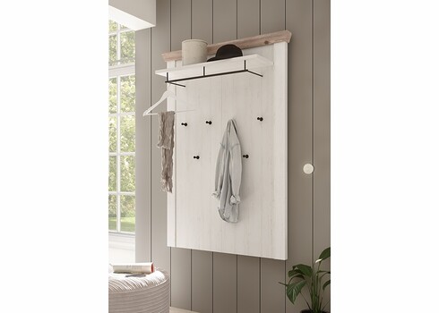 Seinanagi FLORENZ valge mänd / mänd, 107x27xH153 cm