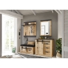 Seinanagi SHERWOOD pruun / hall, 92x26xH100 cm