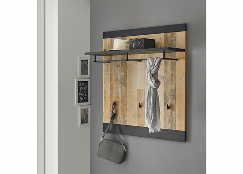 Seinanagi SHERWOOD pruun / hall, 92x26xH100 cm