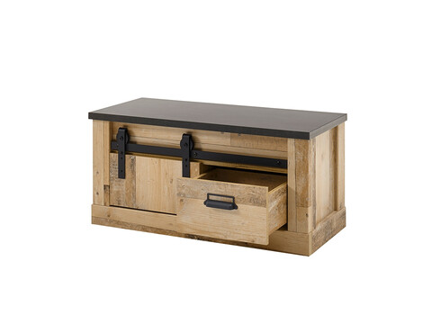 Esikupink SHERWOOD pruun / hall, 93x43xH46 cm