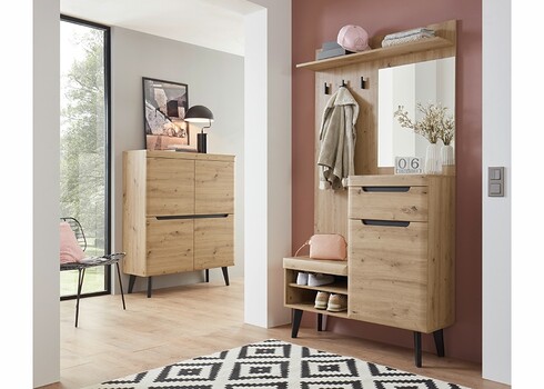 Esikumööblikomplekt TORGE tamm, 110x34xH200 cm