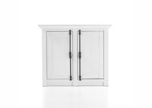 Kummut WESTERLAND valge mänd, 152x45xH83 cm