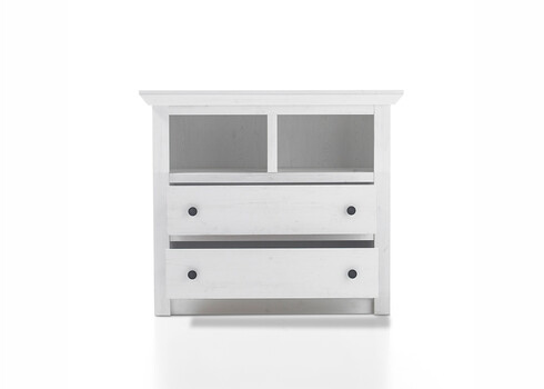 Kummut WESTERLAND valge mänd, 105x45xH90 cm