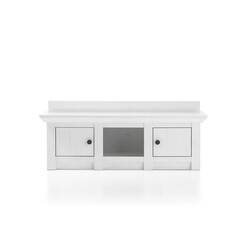 Esikupink WESTERLAND valge mänd, 124x45xH42 cm