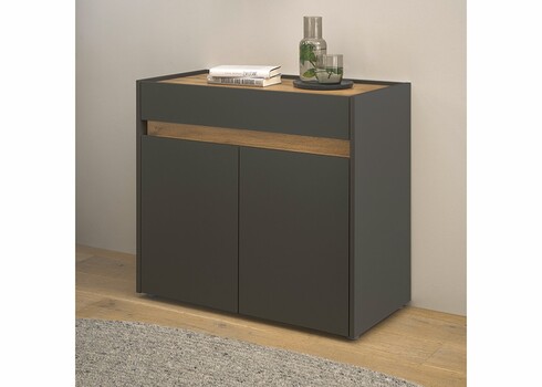 Kummut CITY antratsiit / tamm, 80x40xH70 cm