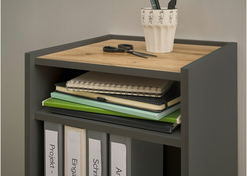 Riiul CITY antratsiit / tamm, 40x40xH70 cm