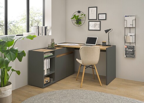 Riiul CITY antratsiit / tamm, 40x40xH70 cm