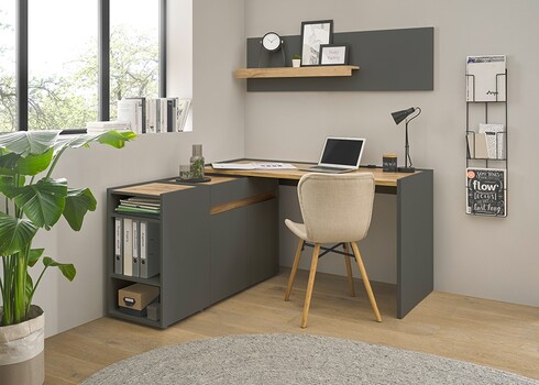 Riiul CITY antratsiit / tamm, 40x40xH70 cm