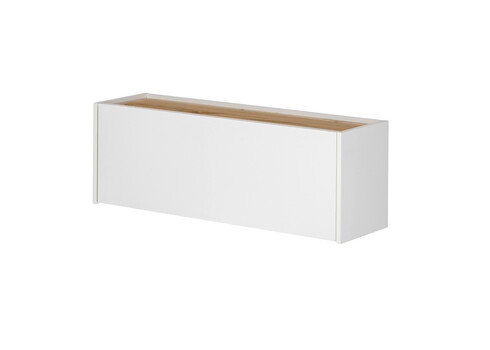 Seinakapp CITY valge/ tamm, 100x30xH35 cm