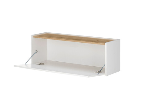 Seinakapp CITY valge/ tamm, 100x30xH35 cm