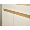 Kummut CITY valge / tamm, 80x40xH70 cm
