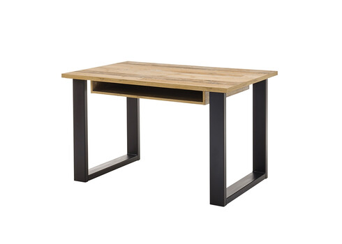 Kirjutuslaud SHERWOOD pruun / hall, 125x60xH76 cm