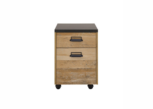 Sahtliboks SHERWOOD pruun / hall, 47x51xH60 cm