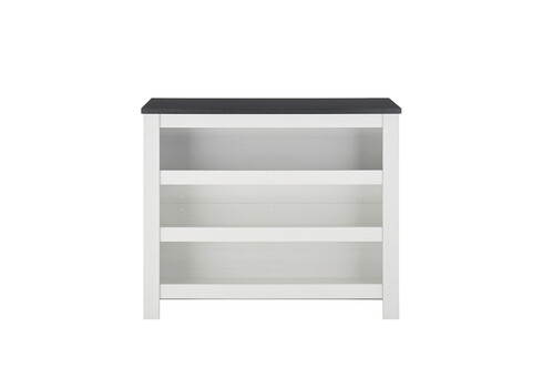 Köögikapp SHERWOOD valge mänd / hall, 130x52xH106 cm