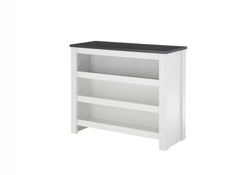 Köögikapp SHERWOOD valge mänd / hall, 130x52xH106 cm