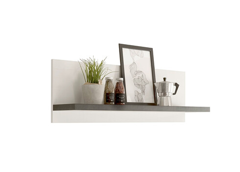 Köögiriiul SHERWOOD valge mänd / hall, 90x22xH30 cm