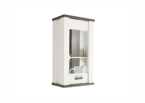 Köögikapp SHERWOOD valge mänd / hall, 50x31xH90 cm