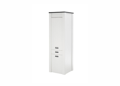 Köögikapp SHERWOOD valge mänd / hall, 62x64xH201 cm