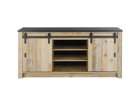 Köögikapp SHERWOOD pruun / hall, 201x64xH93 cm