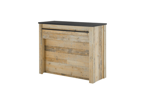 Köögikapp SHERWOOD pruun / hall, 130x52xH106 cm