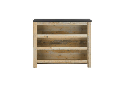 Köögikapp SHERWOOD pruun / hall, 130x52xH106 cm