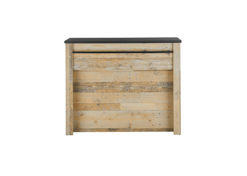 Köögikapp SHERWOOD pruun / hall, 130x52xH106 cm