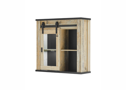 Köögikapp SHERWOOD pruun / hall, 93x31xH90 cm