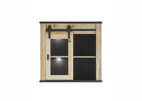 Köögikapp SHERWOOD pruun / hall, 93x31xH90 cm
