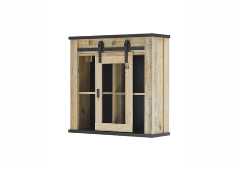 Köögikapp SHERWOOD pruun / hall, 93x31xH90 cm