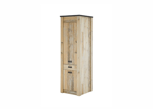Köögikapp SHERWOOD pruun / hall, 62x64xH201 cm