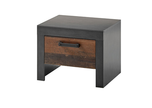 Öökapp BROOKLYN pruun / hall, 55x45xH45 cm