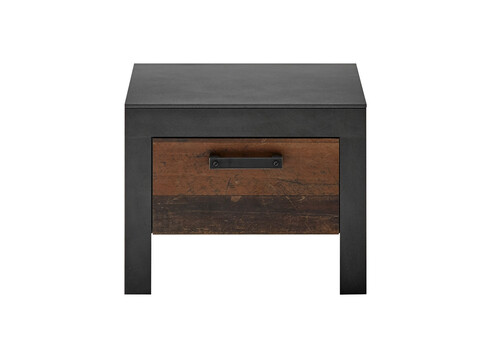 Öökapp BROOKLYN pruun / hall, 55x45xH45 cm