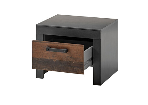 Öökapp BROOKLYN pruun / hall, 55x45xH45 cm