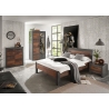 Riidekapp BROOKLYN pruun / hall, 104x62xH201 cm