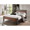 Voodi BROOKLYN pruun / hall, 146x210xH88 cm