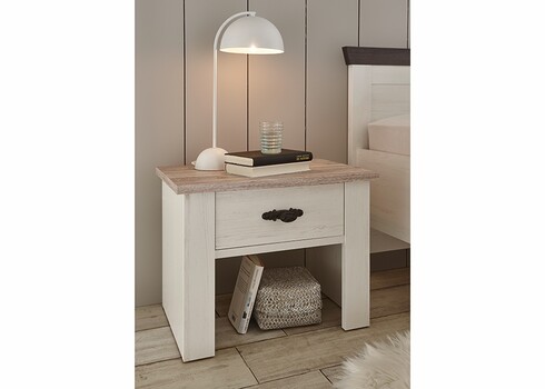 Öökapp FLORENZ valge mänd / mänd, 58x40xH45 cm