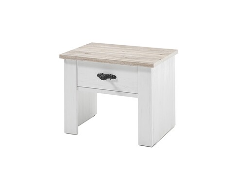 Öökapp FLORENZ valge mänd / mänd, 58x40xH45 cm