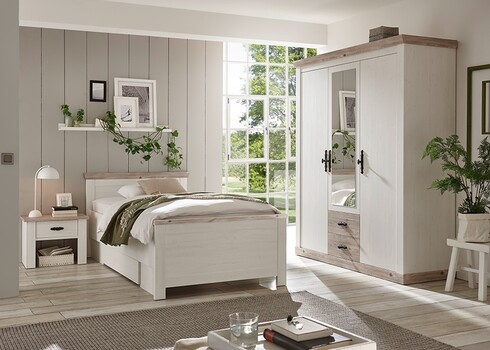 Öökapp FLORENZ valge mänd / mänd, 58x40xH45 cm