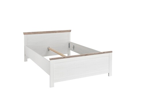 Voodi FLORENZ valge mänd / mänd, 155x208xH86 cm