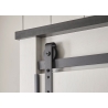 Riidekapp SHERWOOD valge mänd / hall, 201x63xH209 cm