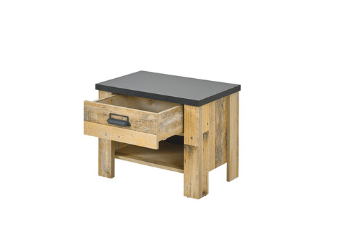 Öökapp SHERWOOD pruun / hall, 60x39xH46 cm