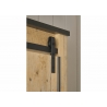 Riidekapp SHERWOOD pruun / hall, 201x63xH209 cm