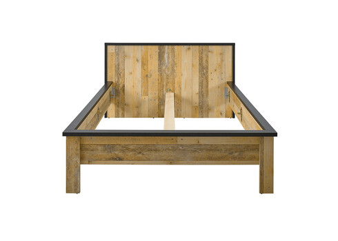 Voodi SHERWOOD pruun / hall, 161x214xH93 cm