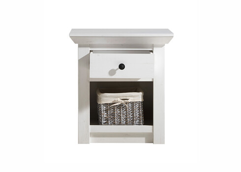 Öökapp WESTERLAND valge mänd, 59x45xH62 cm