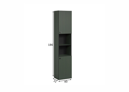 Vannitoakapp PURE BLISS roheline, 40x31xH186 cm
